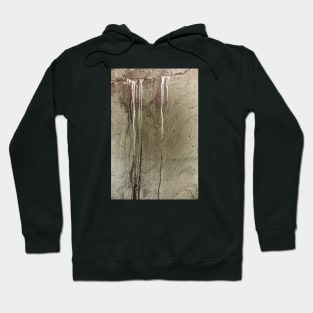 Cracked Concrete Wall Leak Showing From Ageing Process Hoodie